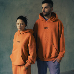 DARK ORANGE HOODIE